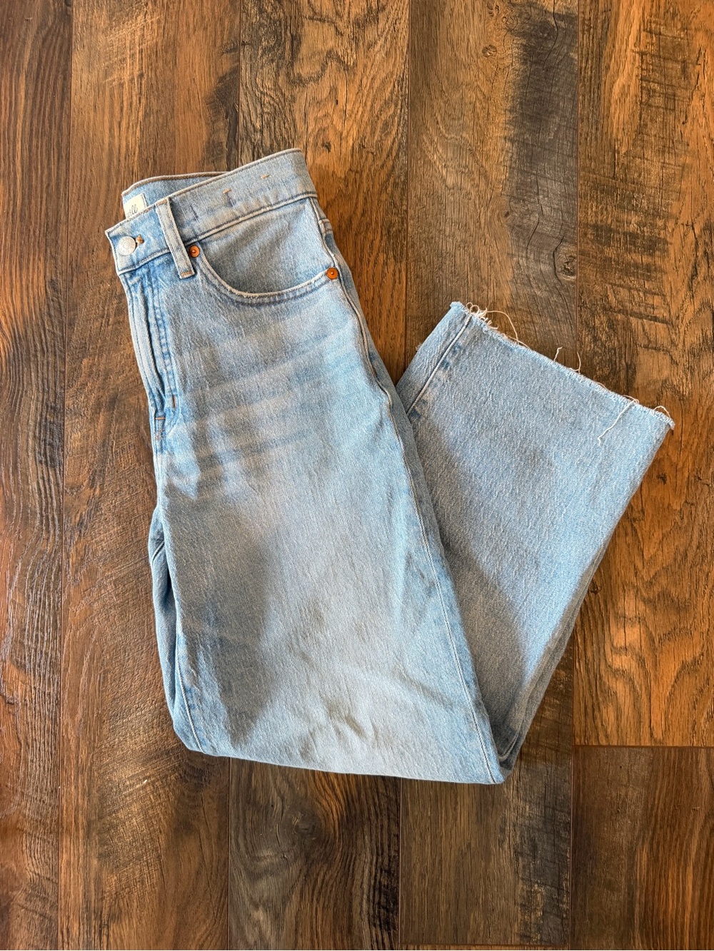 Madewell | the perfect vintage wide leg crop Jean